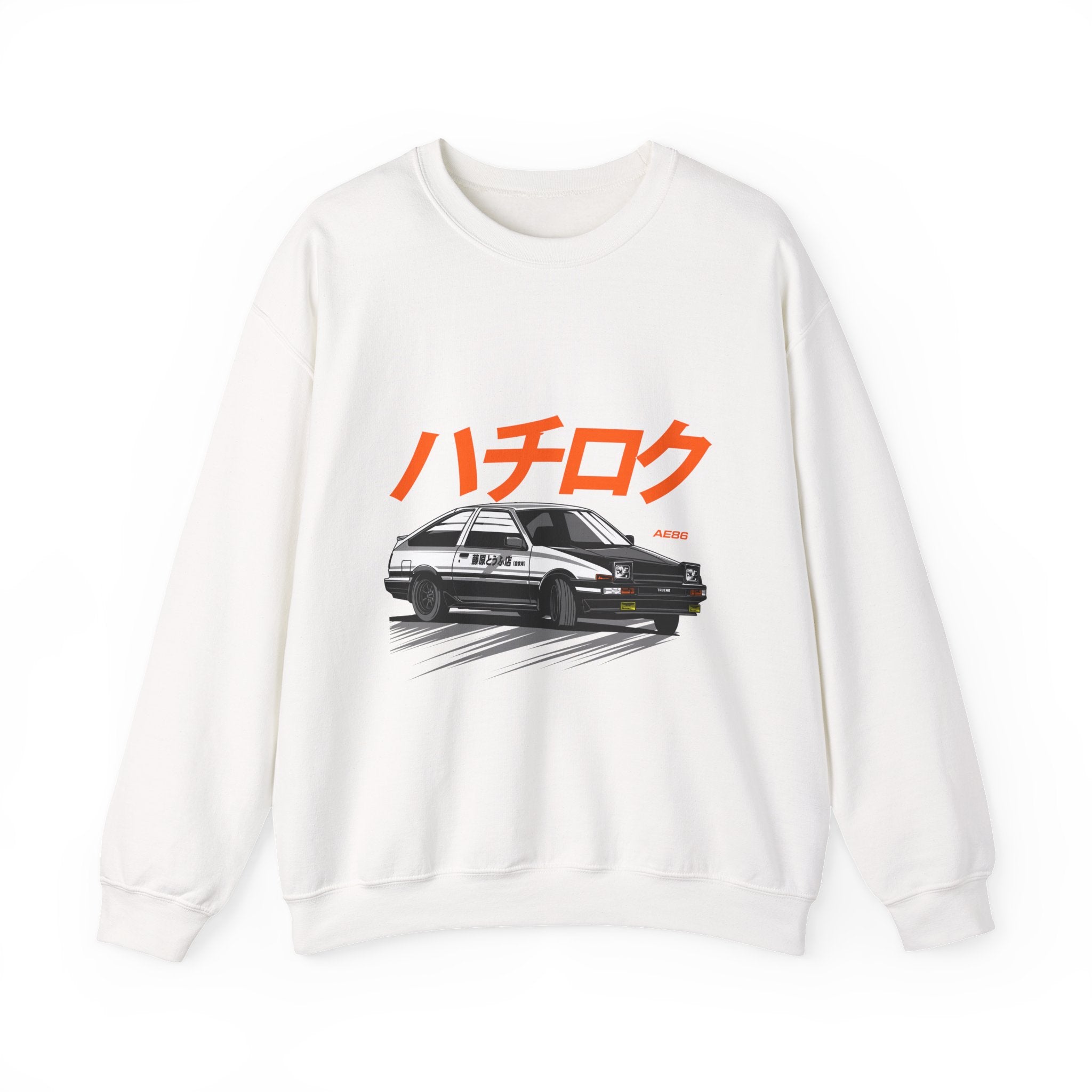 Hachiroku AE86 Car Crewneck Sweatshirt — JDM Drift Classic