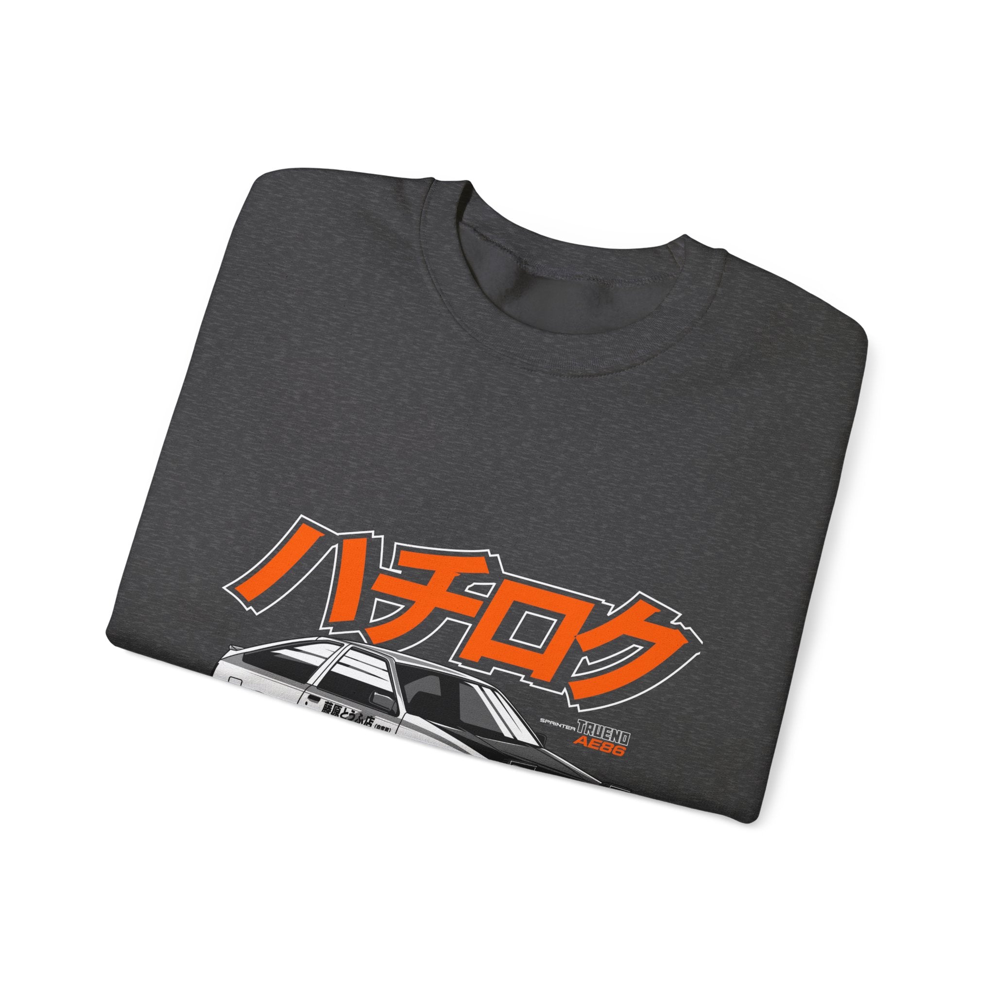 Hachiroku AE86 Car Crewneck Sweatshirt — JDM Drift Classic