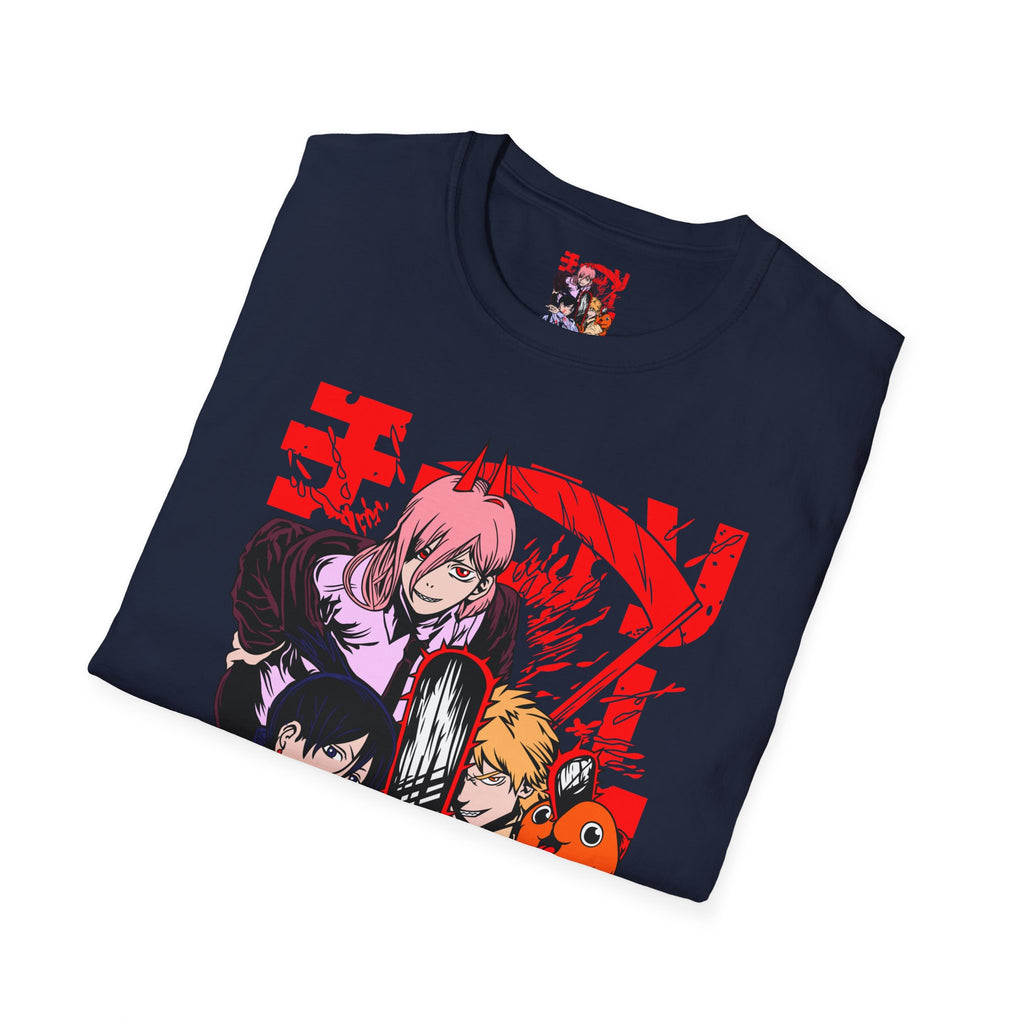 Anime Character Group T-Shirt — Devil Hunter Squad Graphic Tee