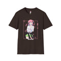 Anime Character T-Shirt — Cute Pink-Haired Schoolgirl Design ("Miku Nakano")