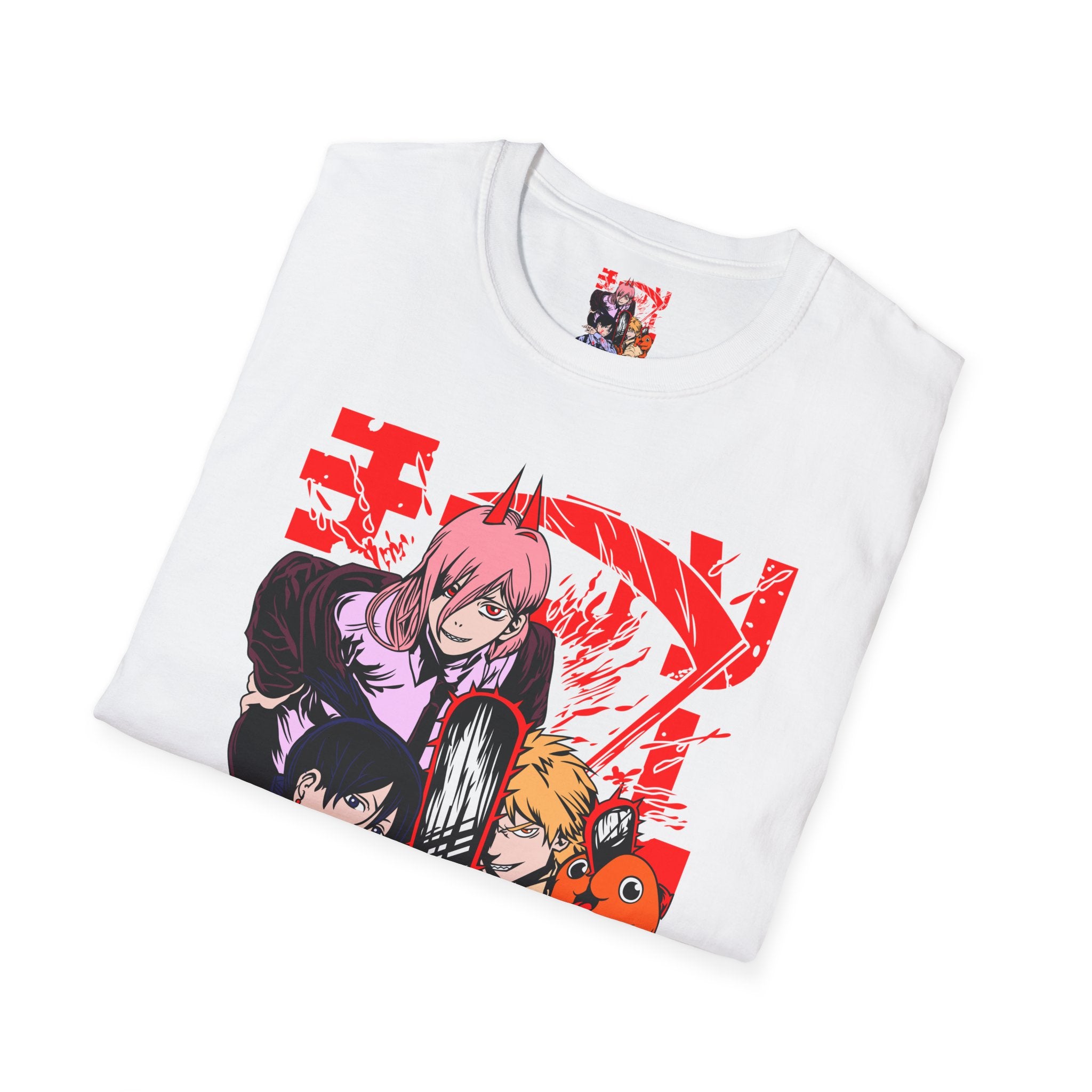 Anime Character Group T-Shirt — Devil Hunter Squad Graphic Tee