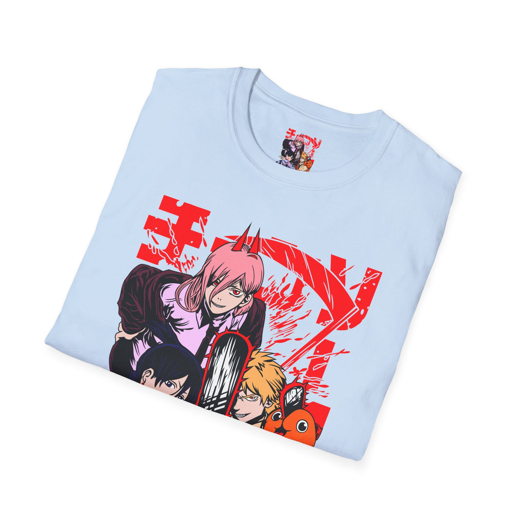 Anime Character Group T-Shirt — Devil Hunter Squad Graphic Tee