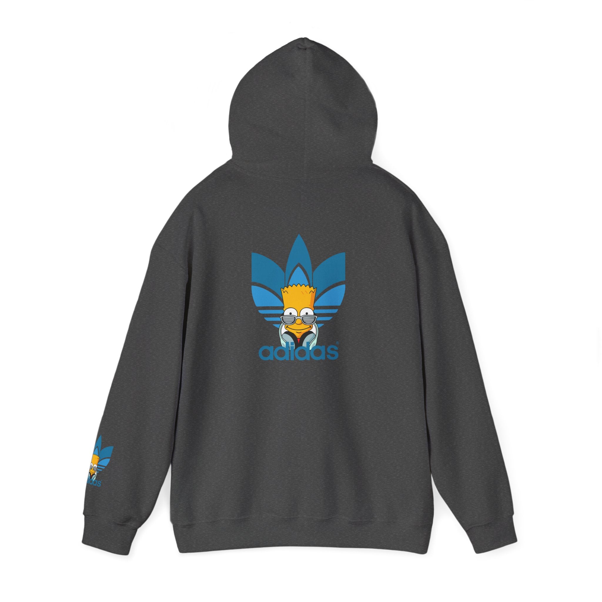Hoodie — Retro Blue Trefoil Cartoon Logo Hoodie
