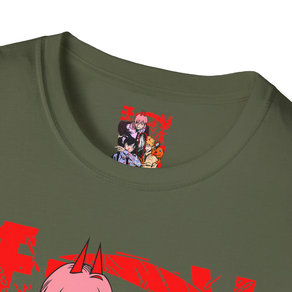 Anime Character Group T-Shirt — Devil Hunter Squad Graphic Tee