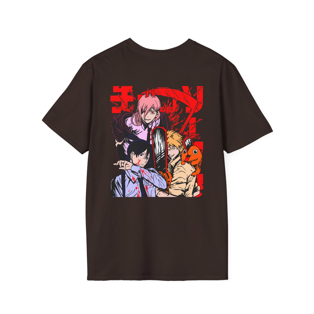 Anime Character Group T-Shirt — Devil Hunter Squad Graphic Tee