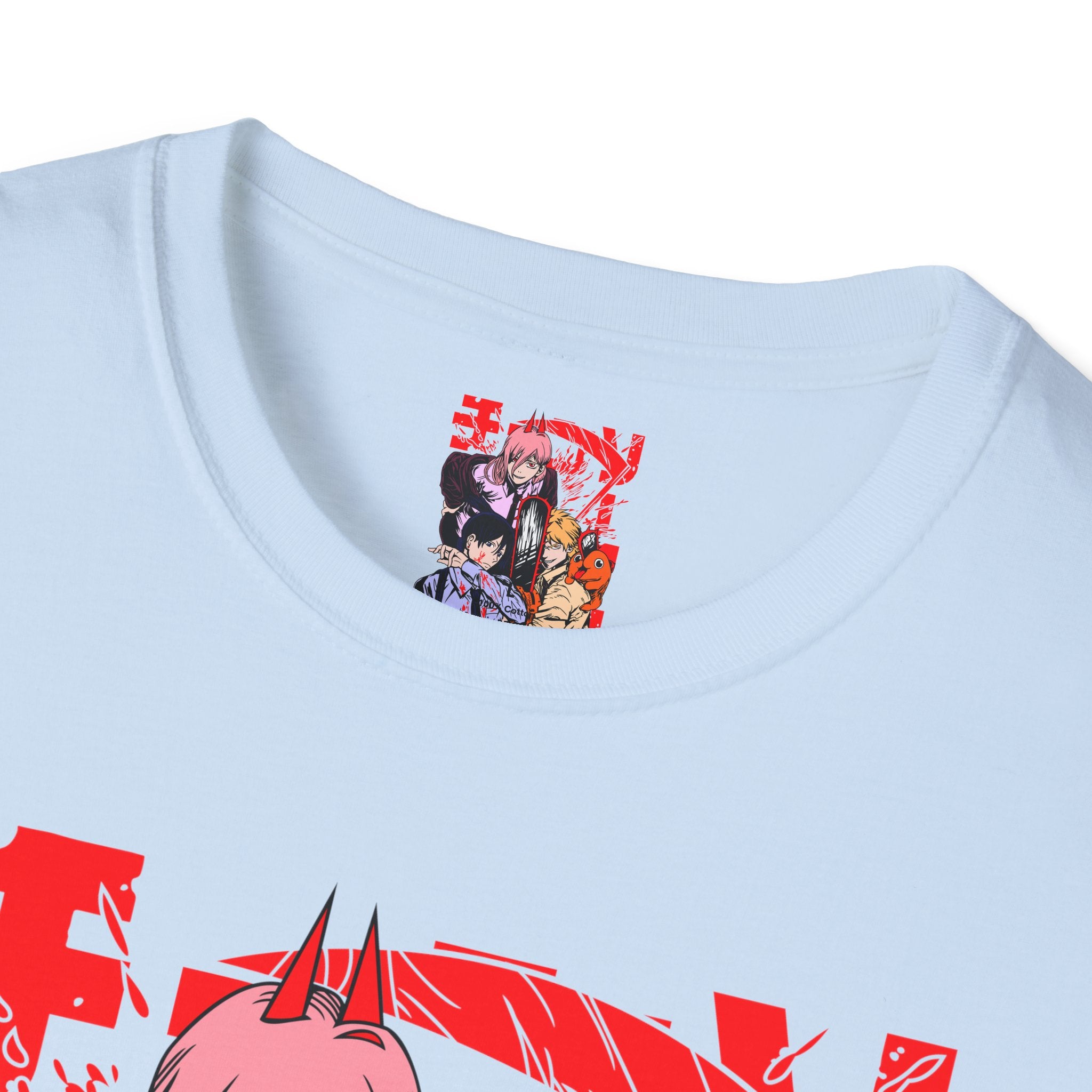 Anime Character Group T-Shirt — Devil Hunter Squad Graphic Tee