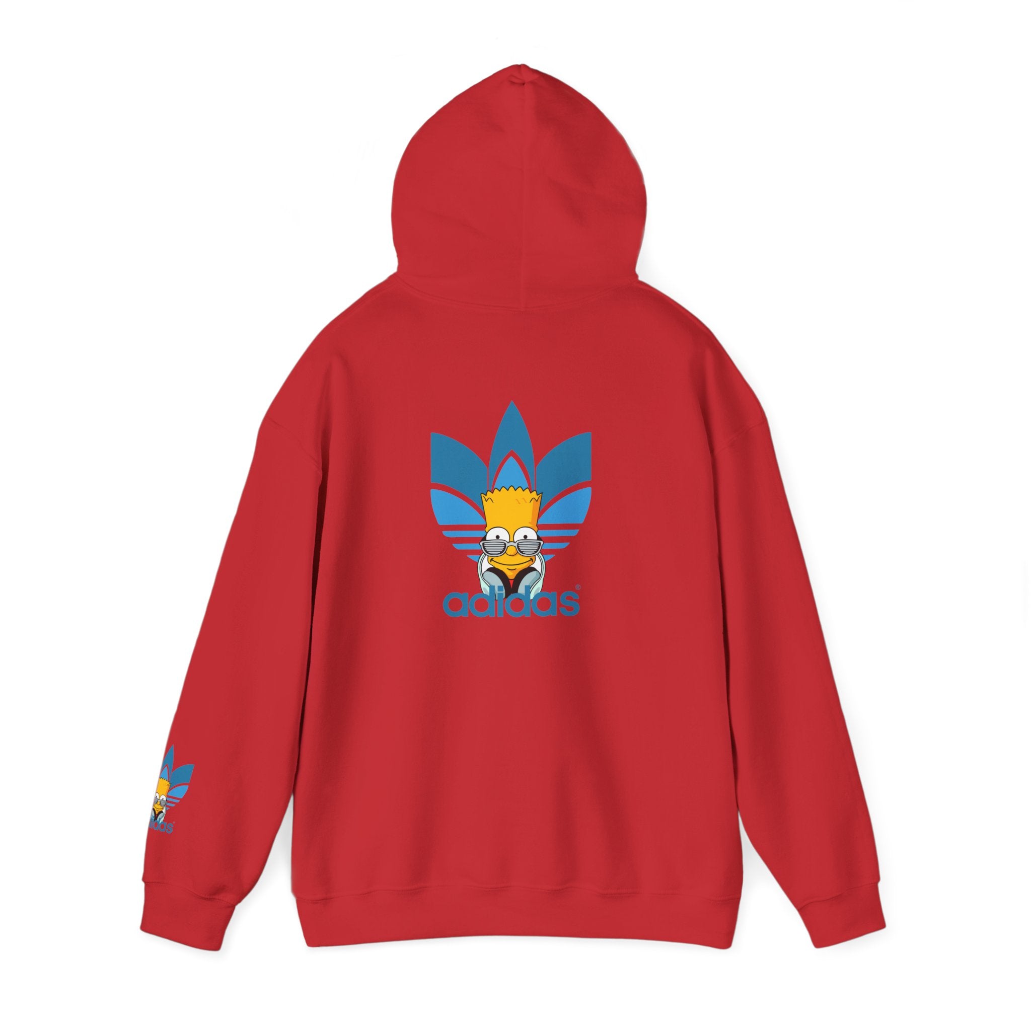 Hoodie — Retro Blue Trefoil Cartoon Logo Hoodie