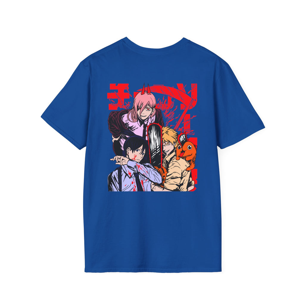 Anime Character Group T-Shirt — Devil Hunter Squad Graphic Tee