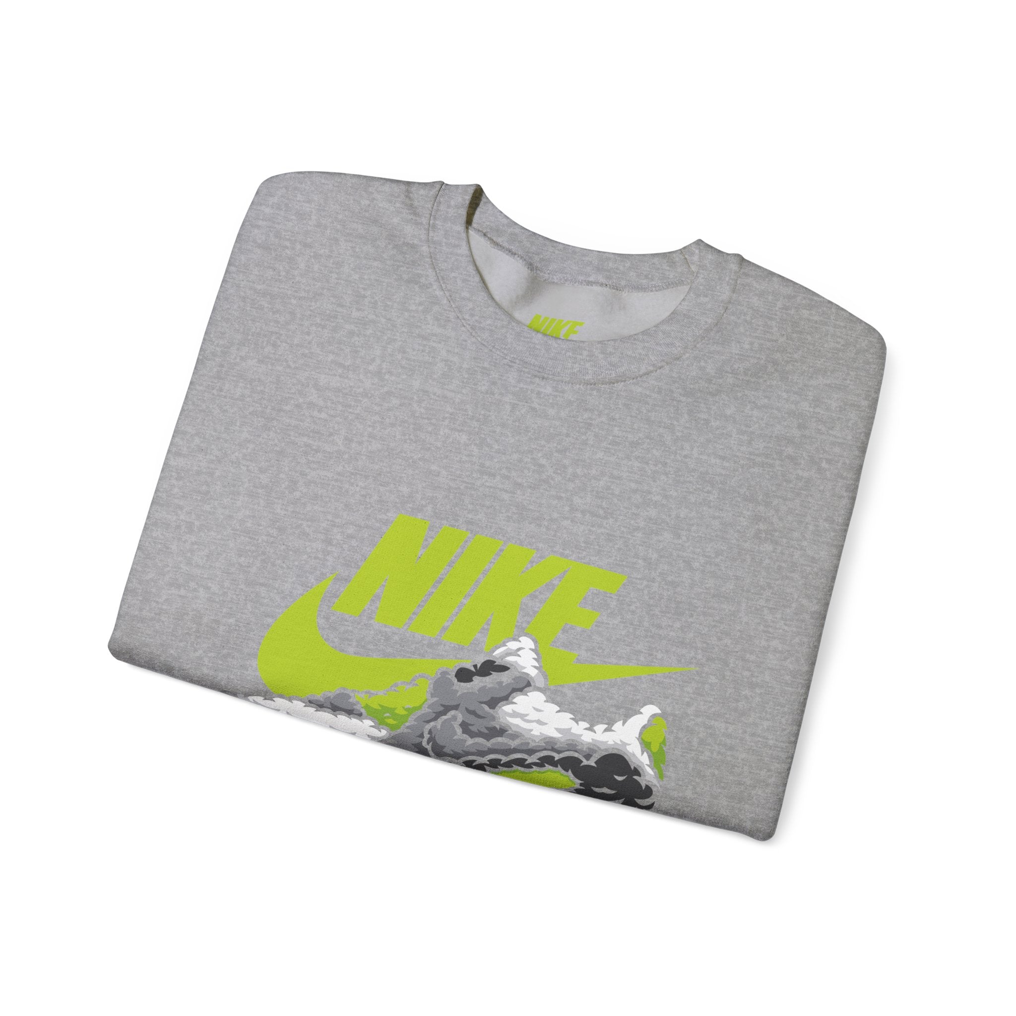 Nike Graphic Crewneck Sweatshirt — Retro Sneaker Logo Pullover