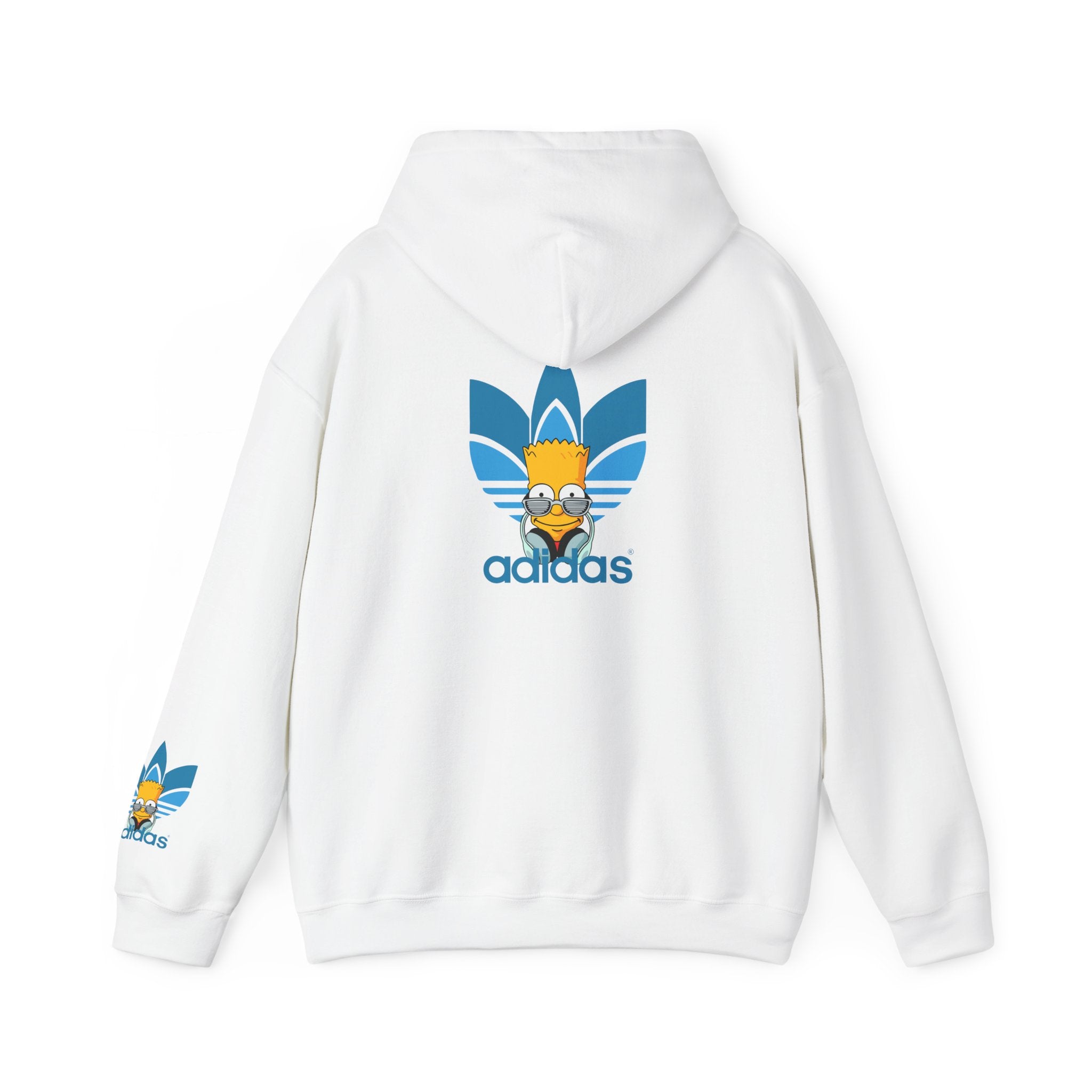 Hoodie — Retro Blue Trefoil Cartoon Logo Hoodie