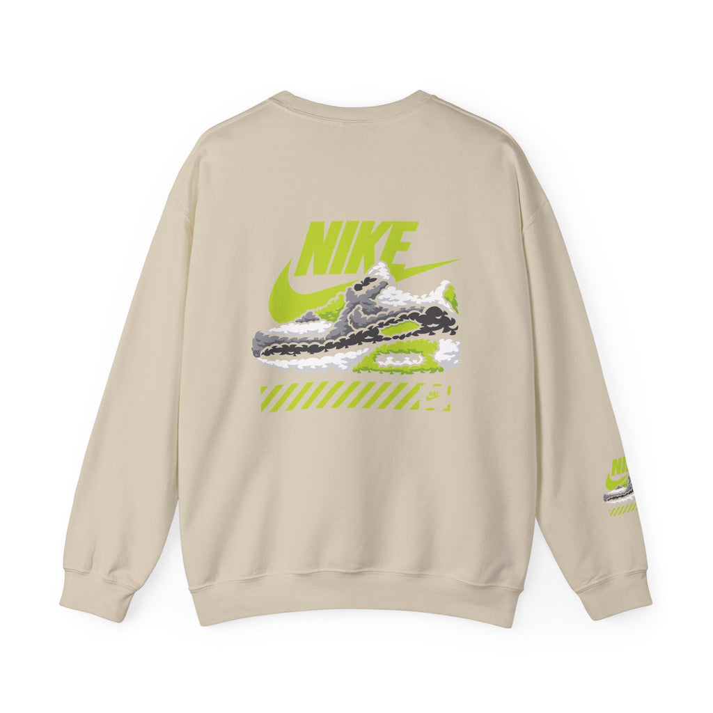 Nike Graphic Crewneck Sweatshirt — Retro Sneaker Logo Pullover