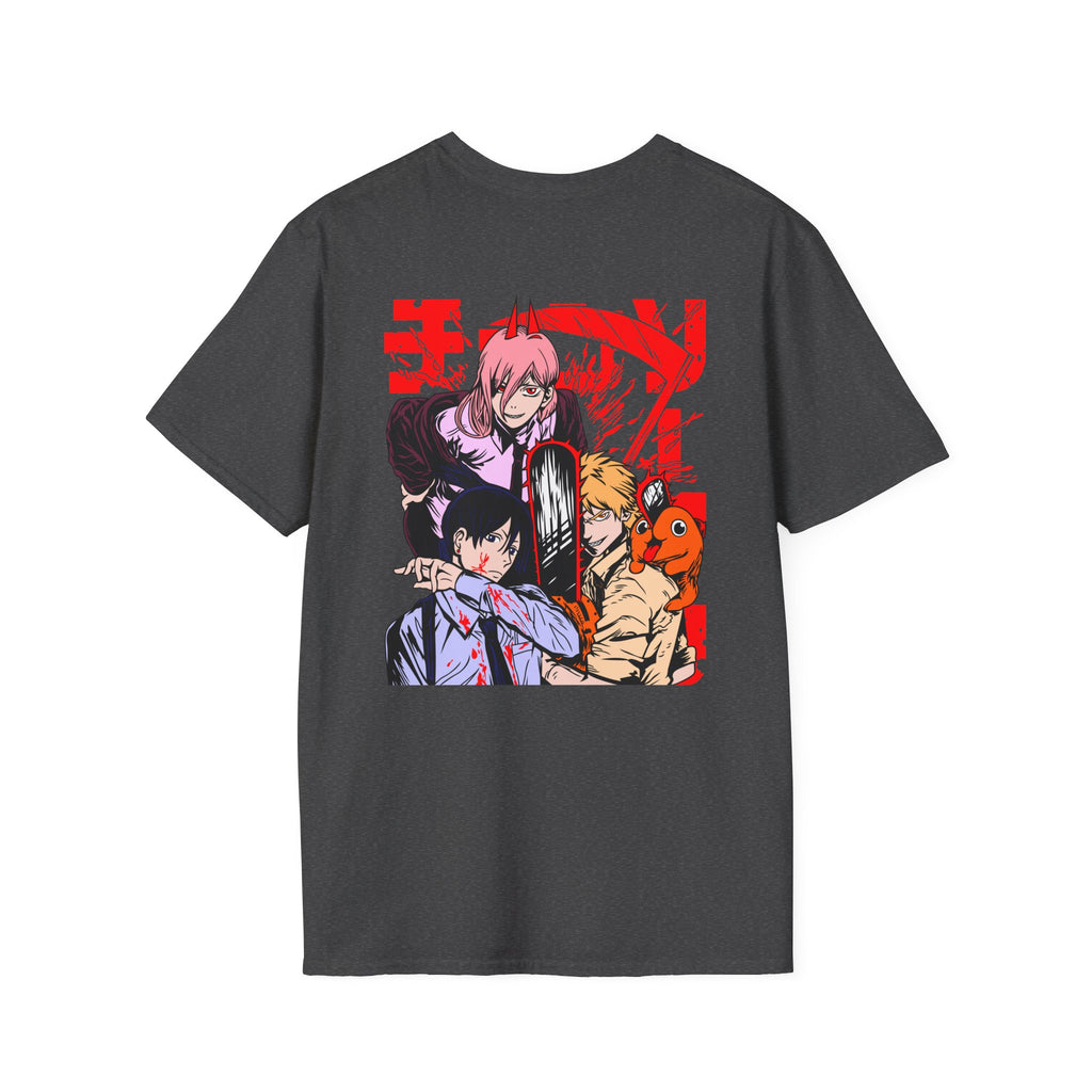 Anime Character Group T-Shirt — Devil Hunter Squad Graphic Tee