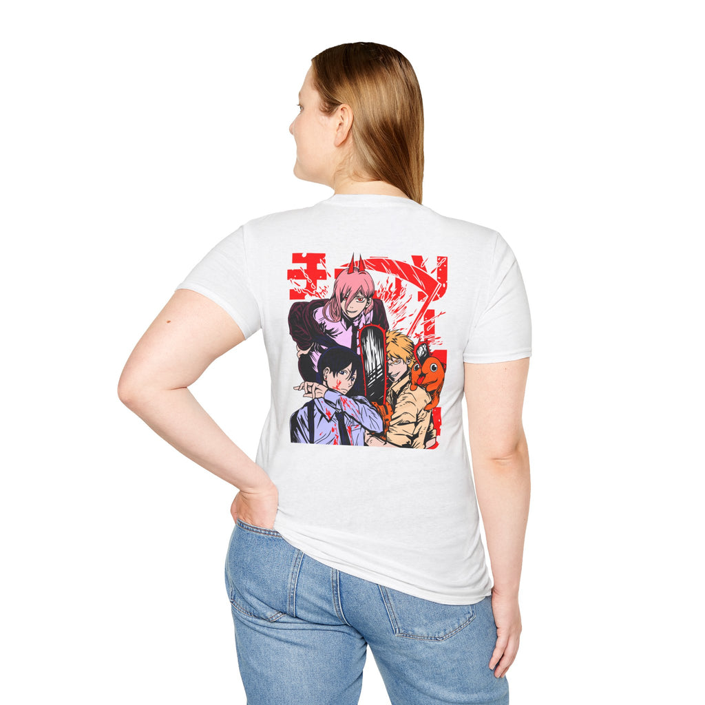 Anime Character Group T-Shirt — Devil Hunter Squad Graphic Tee