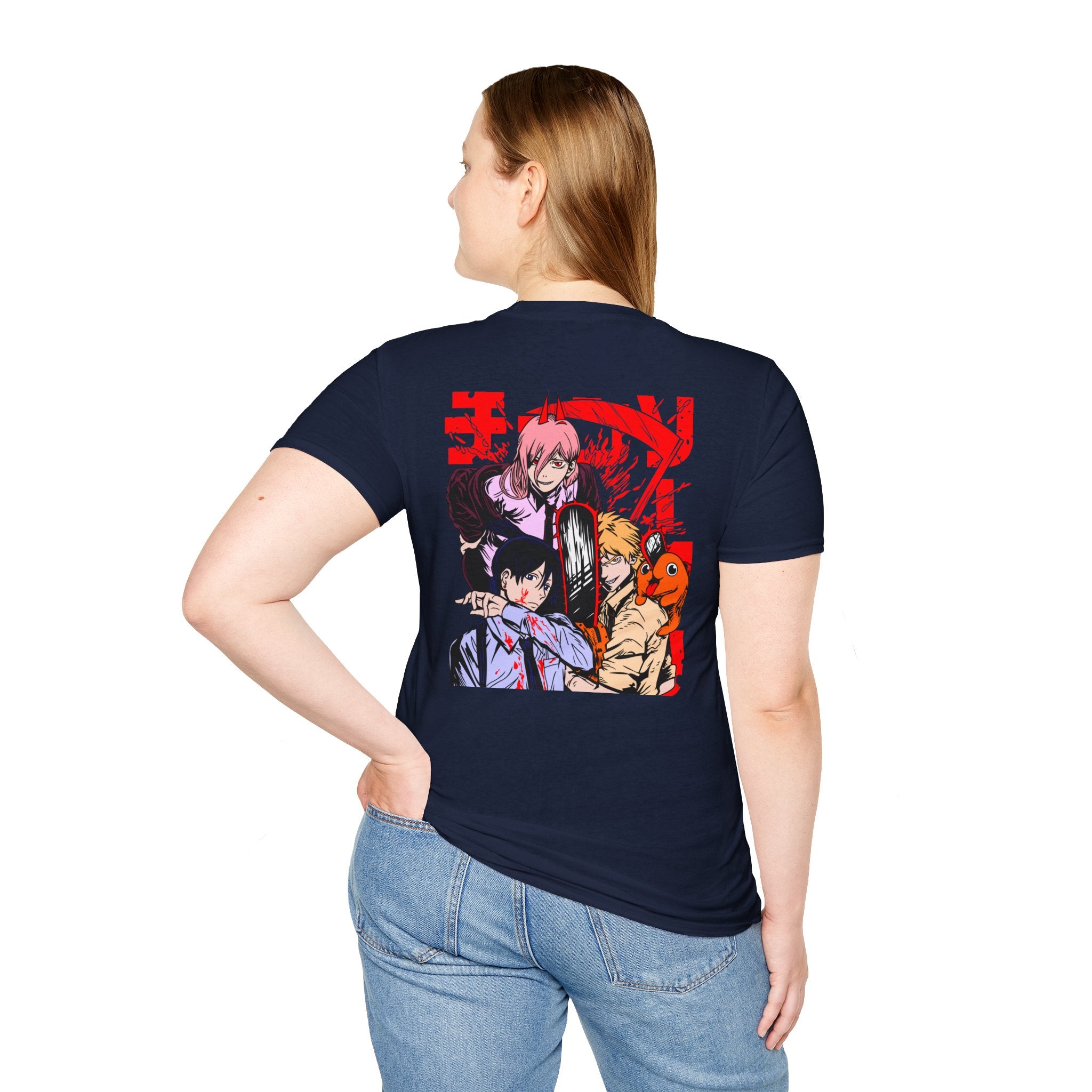 Anime Character Group T-Shirt — Devil Hunter Squad Graphic Tee