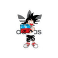 Retro Sneaker Kid Sticker — Kiss-Cut Fashion Sticker (Adidas/Nike Style)