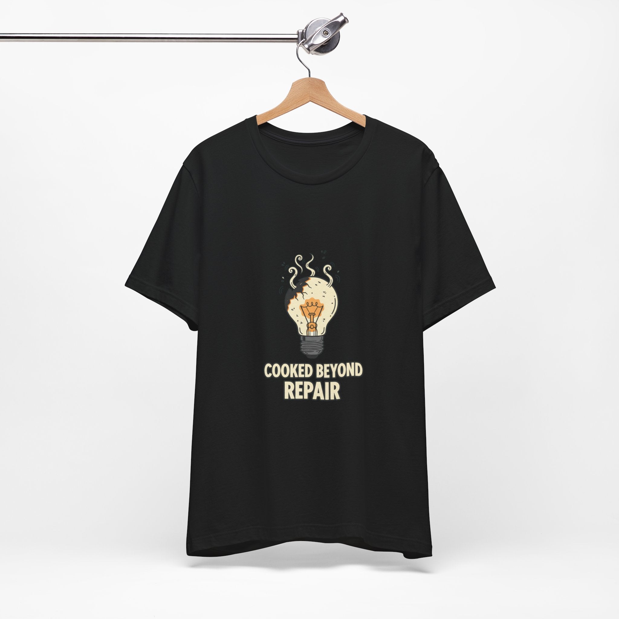 Cooked Beyond Repair Tee | burnout snack, exhaustion meme
