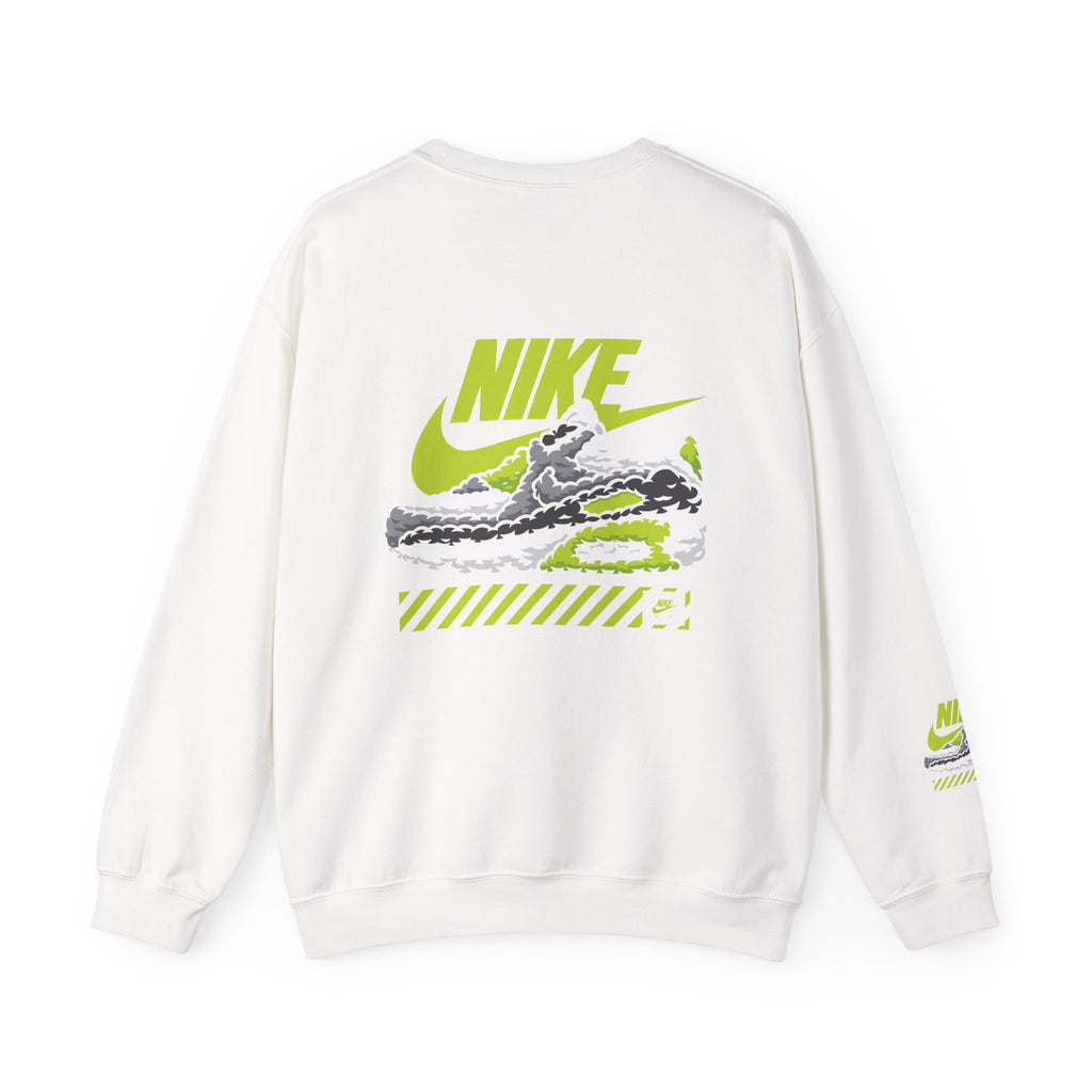 Nike Graphic Crewneck Sweatshirt — Retro Sneaker Logo Pullover