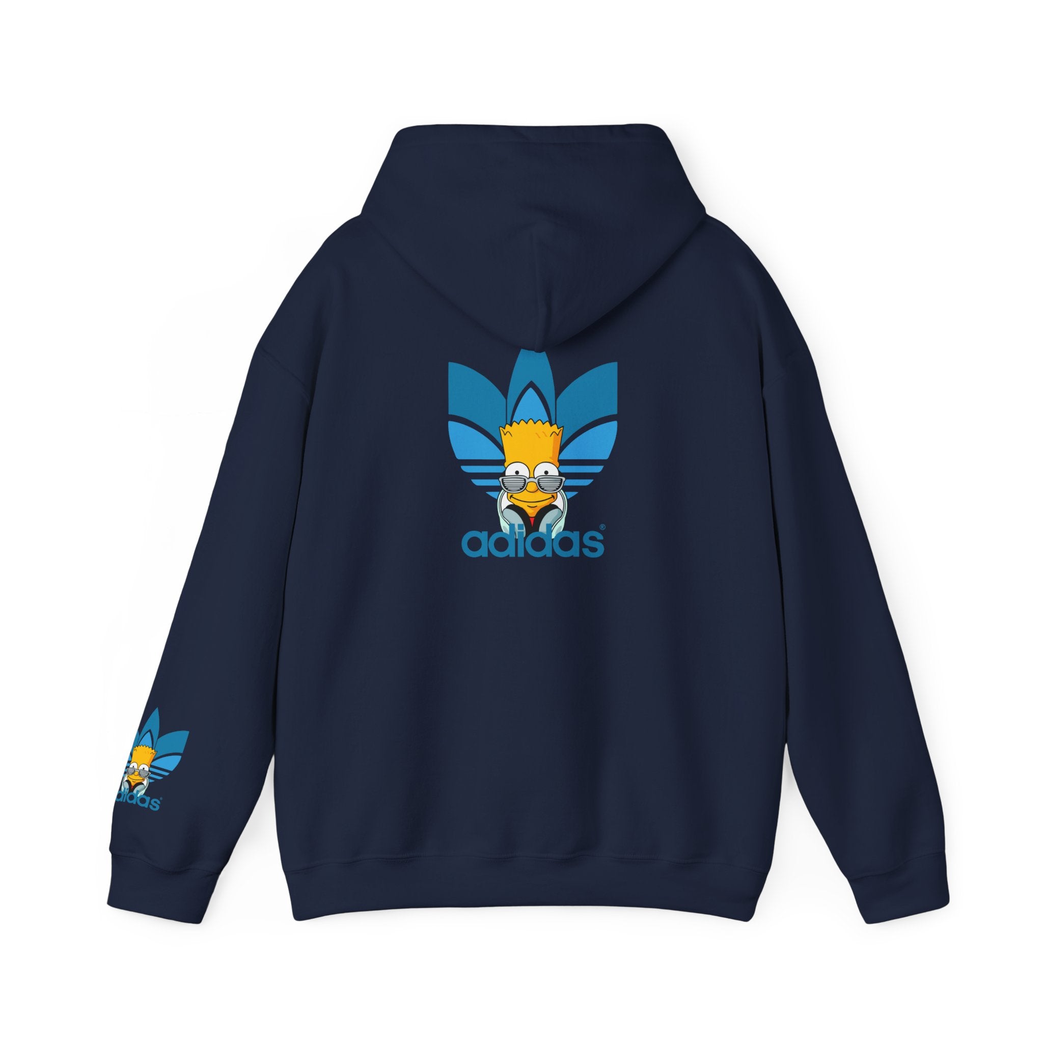 Hoodie — Retro Blue Trefoil Cartoon Logo Hoodie