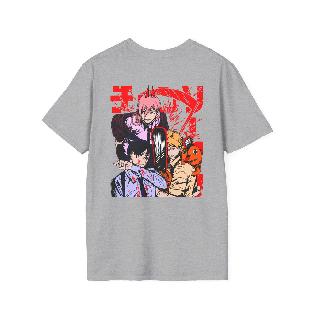 Anime Character Group T-Shirt — Devil Hunter Squad Graphic Tee