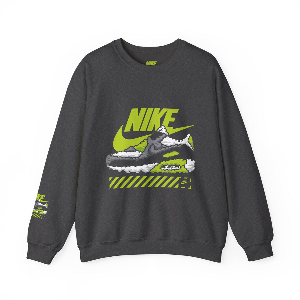 Nike Graphic Crewneck Sweatshirt — Retro Sneaker Logo Pullover