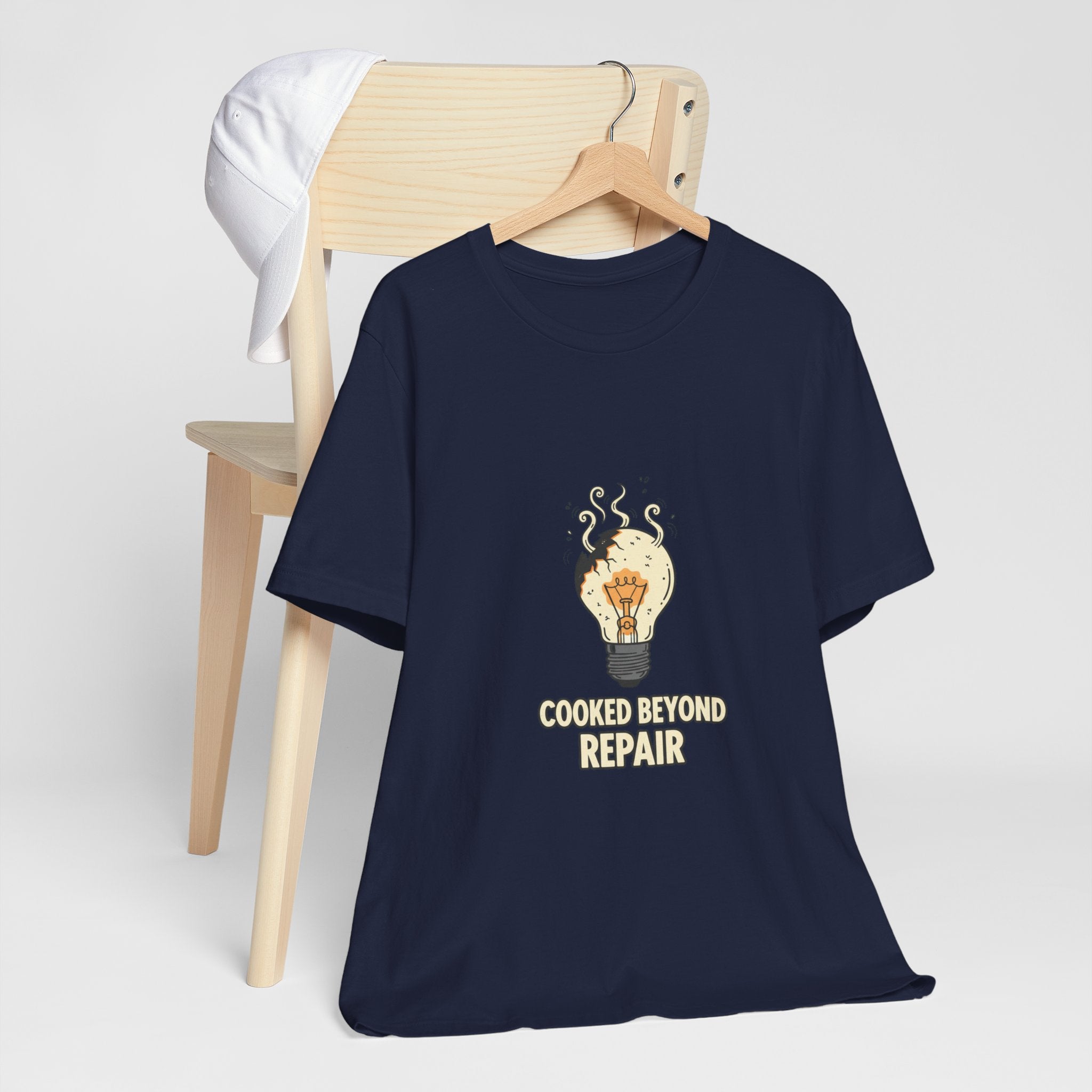 Cooked Beyond Repair Tee | burnout snack, exhaustion meme