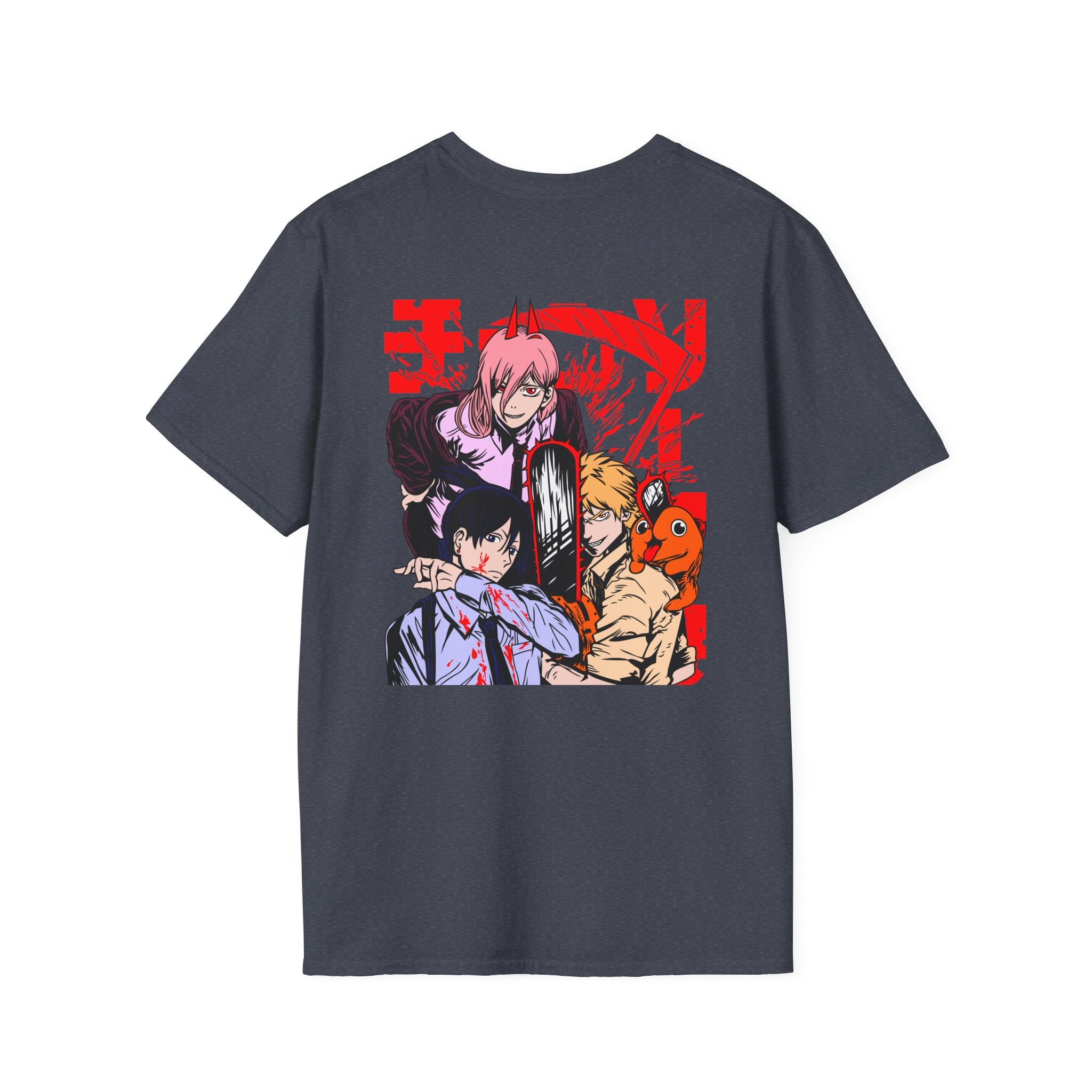 Anime Character Group T-Shirt — Devil Hunter Squad Graphic Tee