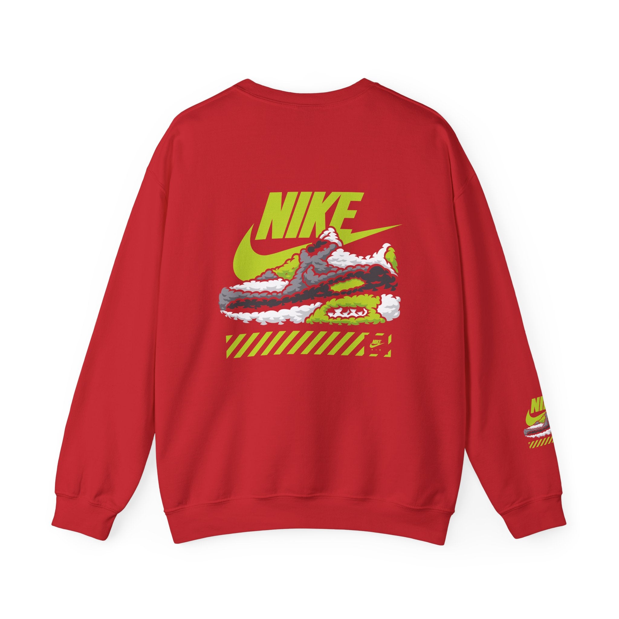 Nike Graphic Crewneck Sweatshirt — Retro Sneaker Logo Pullover