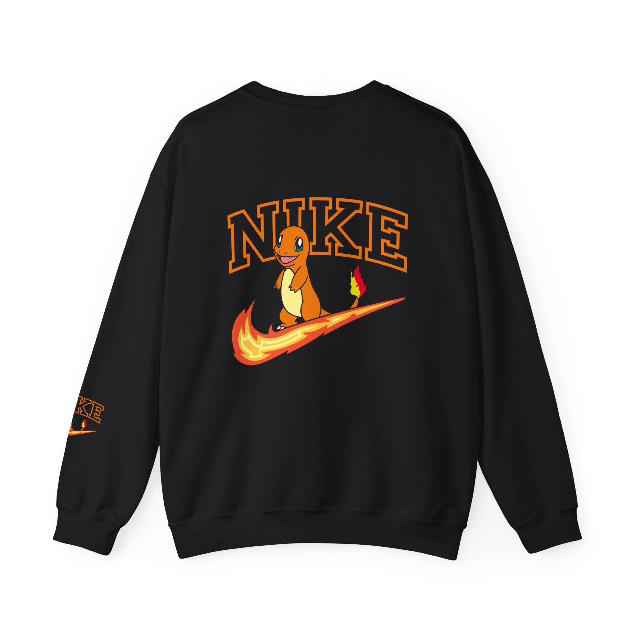 Charmande Flame Swoosh Crewneck Sweatshirt