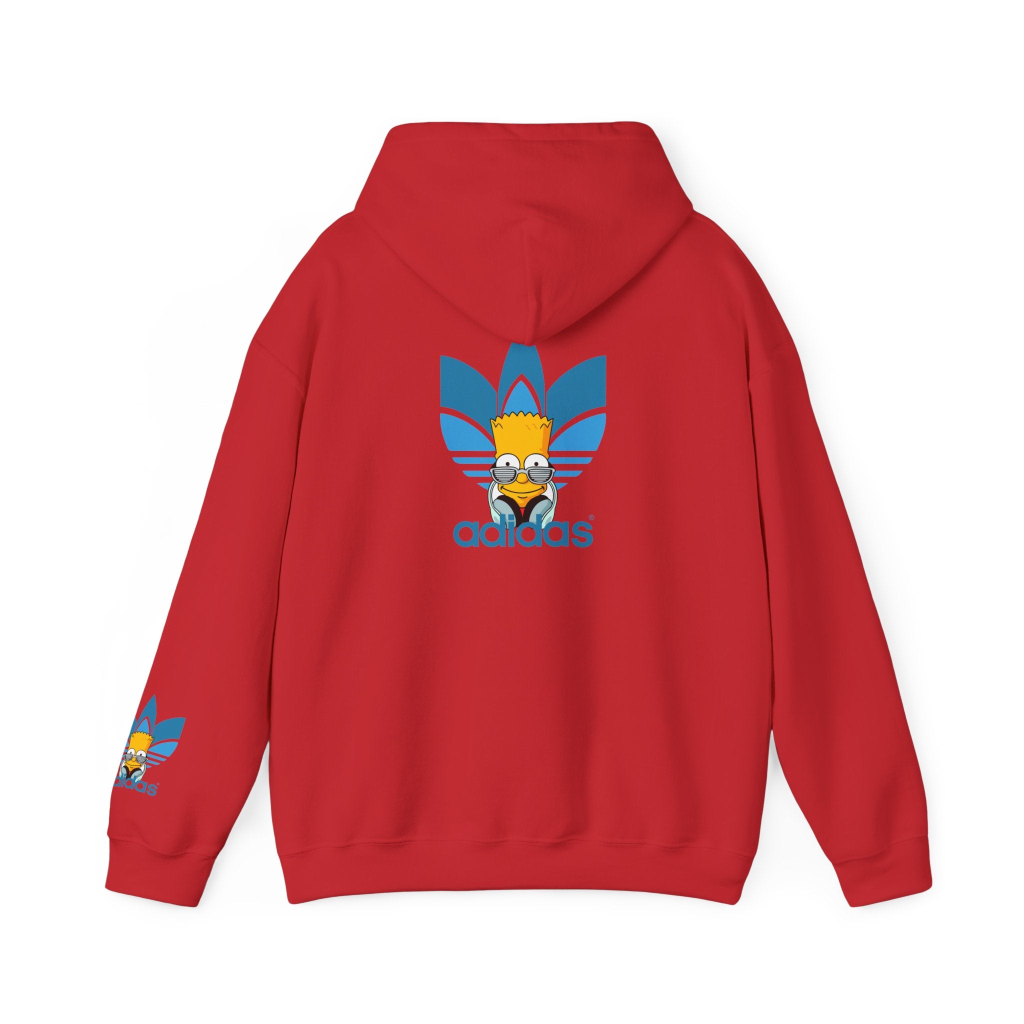Hoodie — Retro Blue Trefoil Cartoon Logo Hoodie