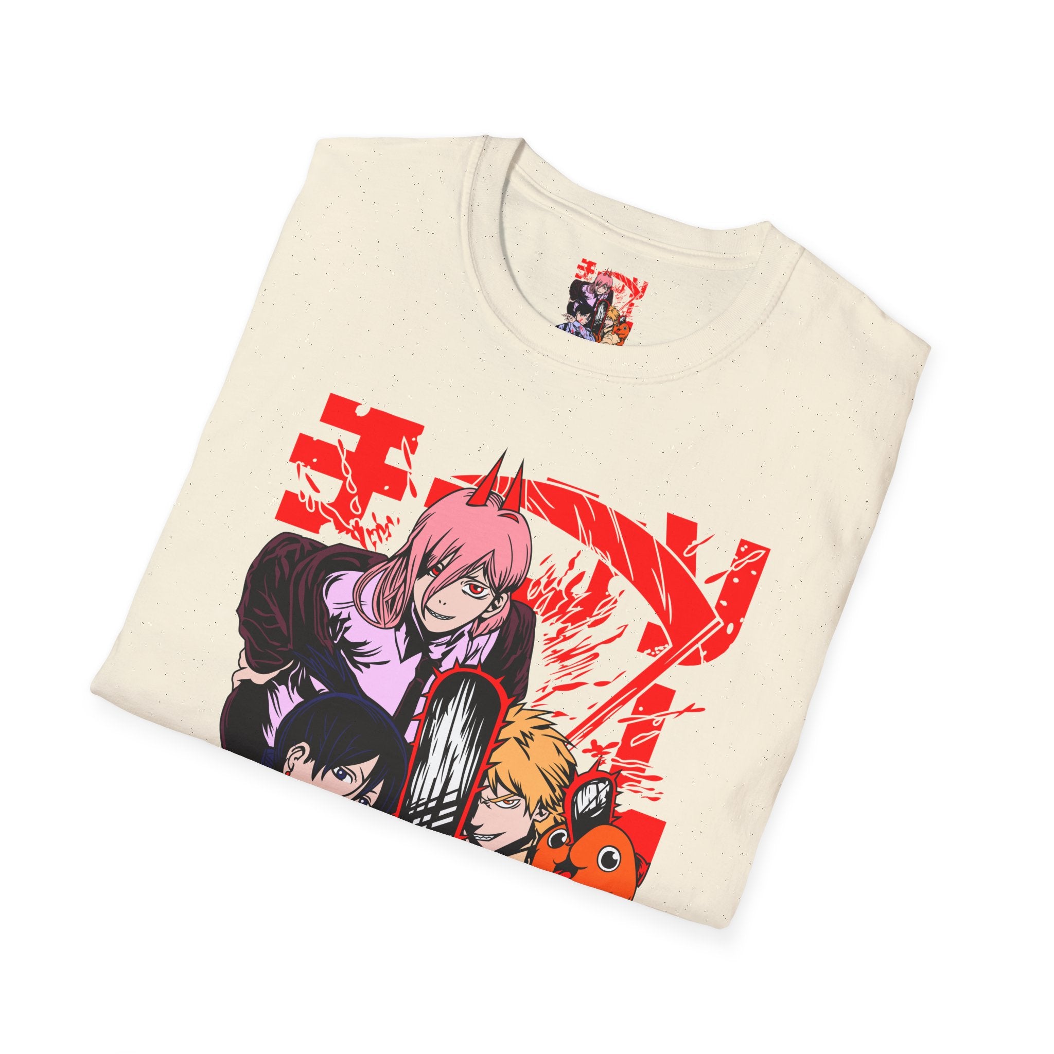 Anime Character Group T-Shirt — Devil Hunter Squad Graphic Tee