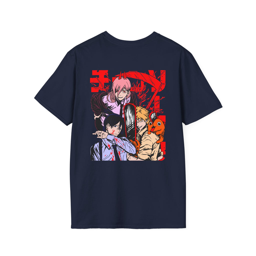 Anime Character Group T-Shirt — Devil Hunter Squad Graphic Tee
