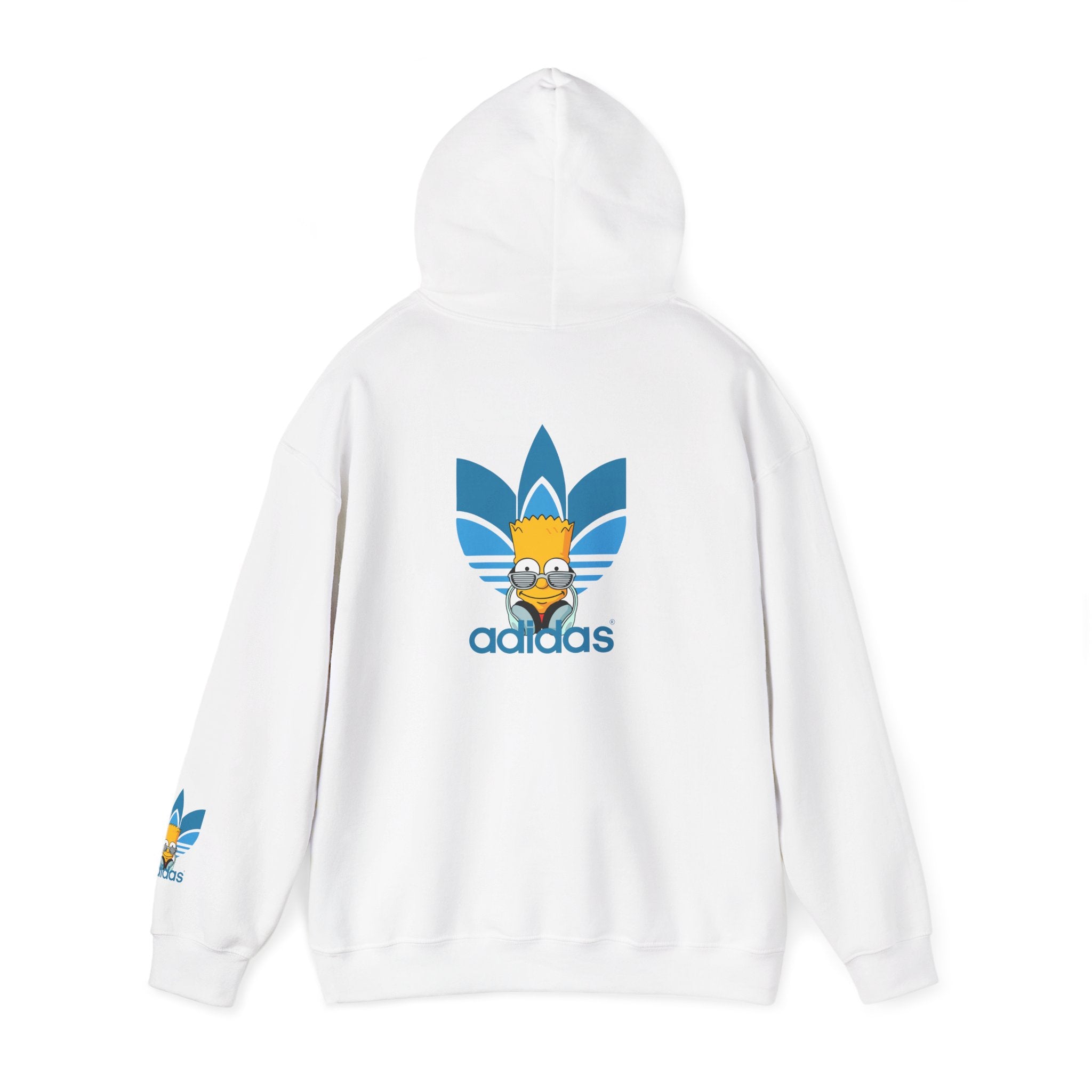 Hoodie — Retro Blue Trefoil Cartoon Logo Hoodie