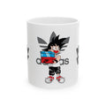 Anime Sneakerhead Mug — Cute Boy with Shoe Boxes, Retro Streetwear Coffee Cup (11oz/15oz)