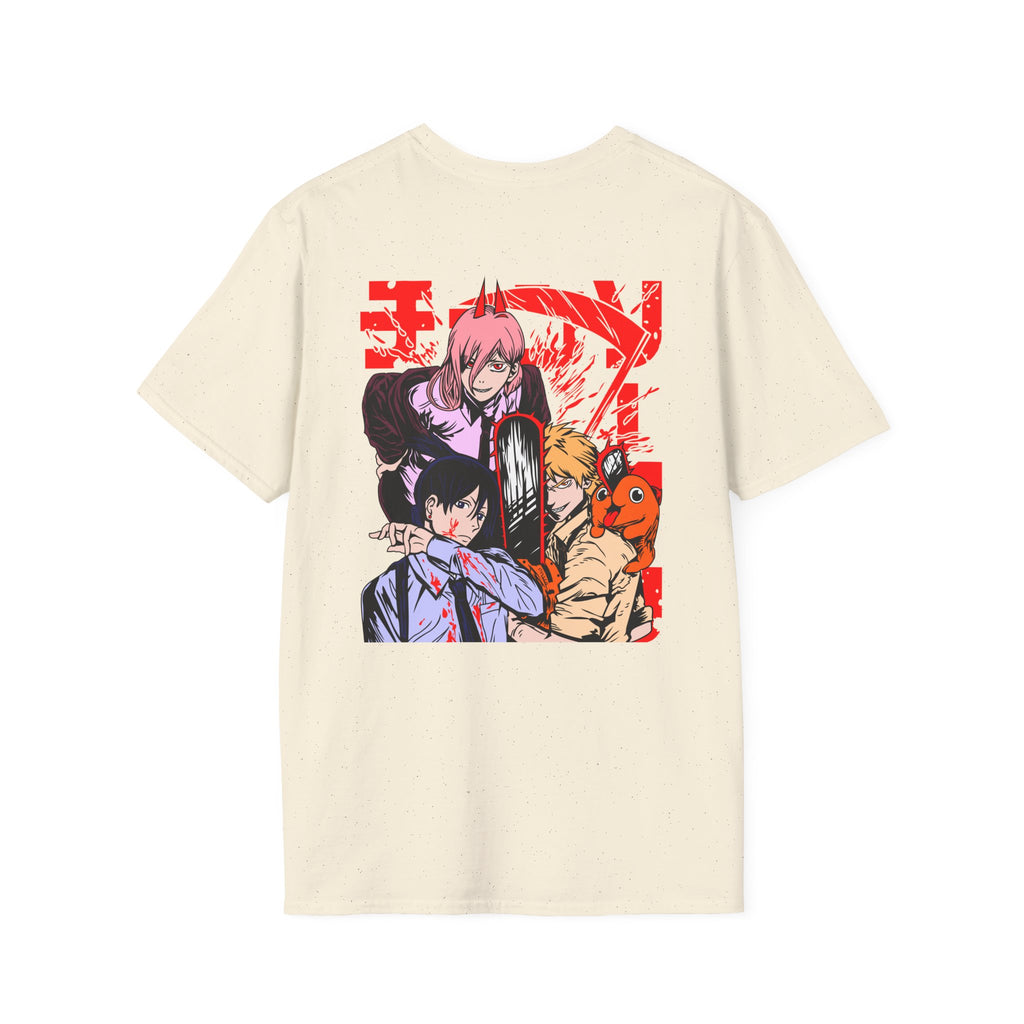 Anime Character Group T-Shirt — Devil Hunter Squad Graphic Tee