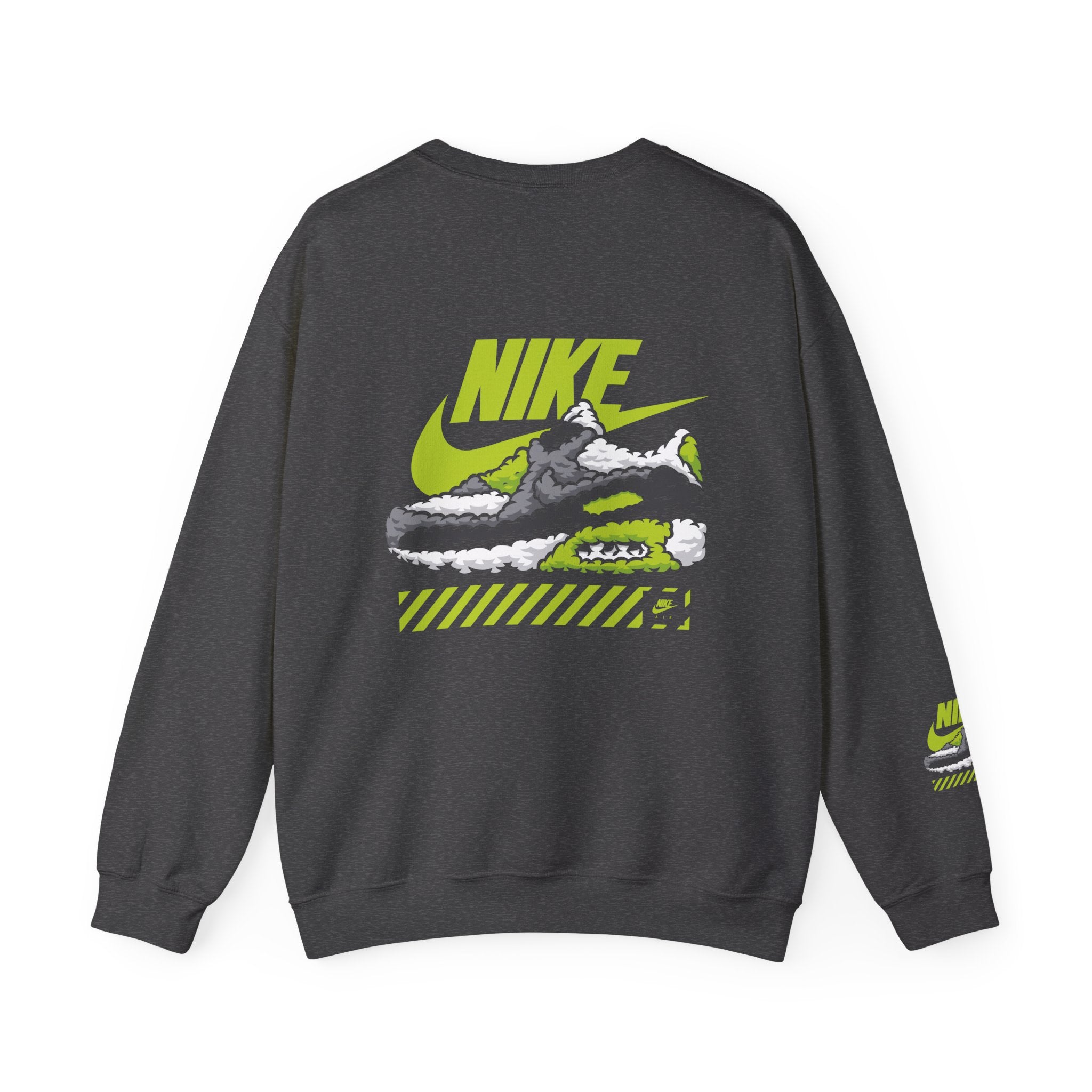 Nike Graphic Crewneck Sweatshirt — Retro Sneaker Logo Pullover