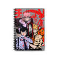 Chainsaw Man Anime Spiral Notebook — Denji, Power & Aki Ruled Journal